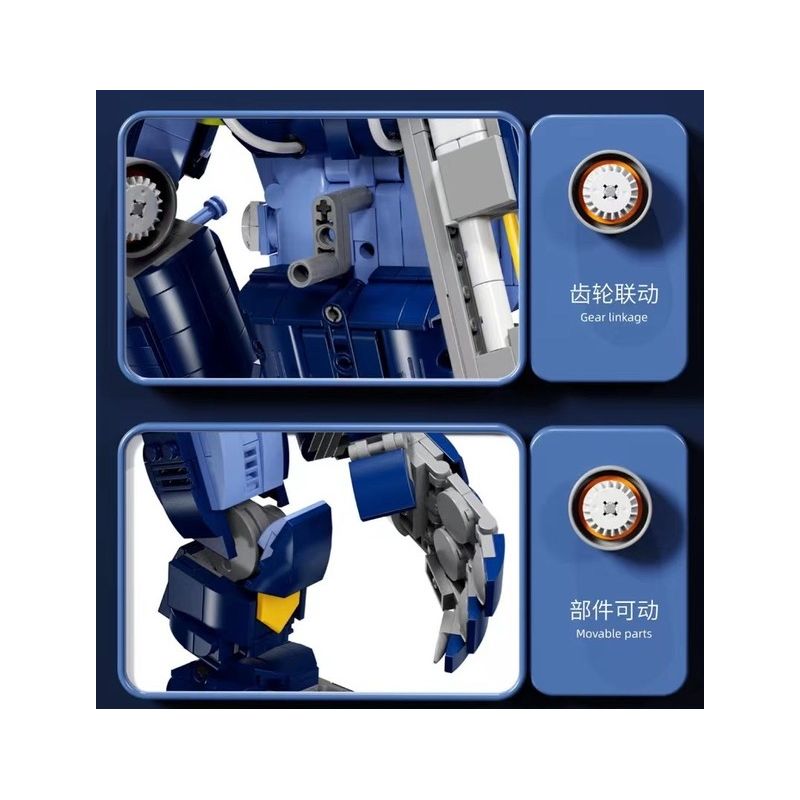 QIZHILE U0114 0114 non  LỰC LƯỢNG ĐẶC BIỆT ĐƯỜI ƯƠI bộ đồ chơi xếp lắp ráp ghép mô hình Bionic Mechanics SPECIAL FROCES Sinh Vật Máy