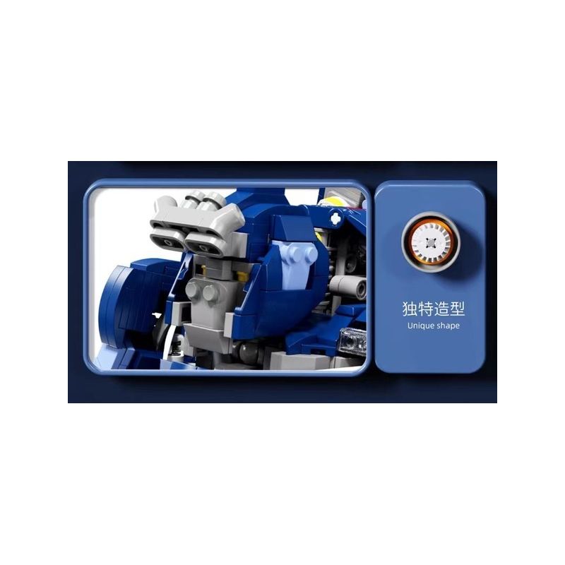 QIZHILE U0114 0114 non  LỰC LƯỢNG ĐẶC BIỆT ĐƯỜI ƯƠI bộ đồ chơi xếp lắp ráp ghép mô hình Bionic Mechanics SPECIAL FROCES Sinh Vật Máy