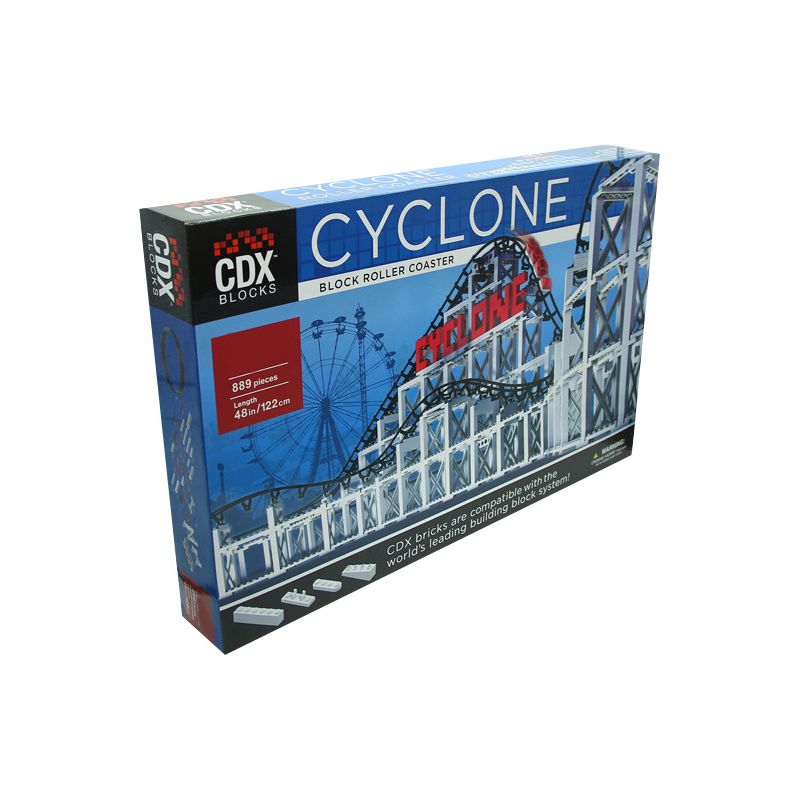 CDX 001 non  CƠN LỐC TÀU LƯỢN SIÊU TỐC bộ đồ chơi xếp lắp ráp ghép mô hình CYCLONE ROLLER COASTER 889 khối CDX 001 non  CƠN LỐC TÀU LƯỢN SIÊU TỐC bộ đồ chơi xếp lắp ráp ghép mô hình CYCLONE ROLLER COASTER 889 khối