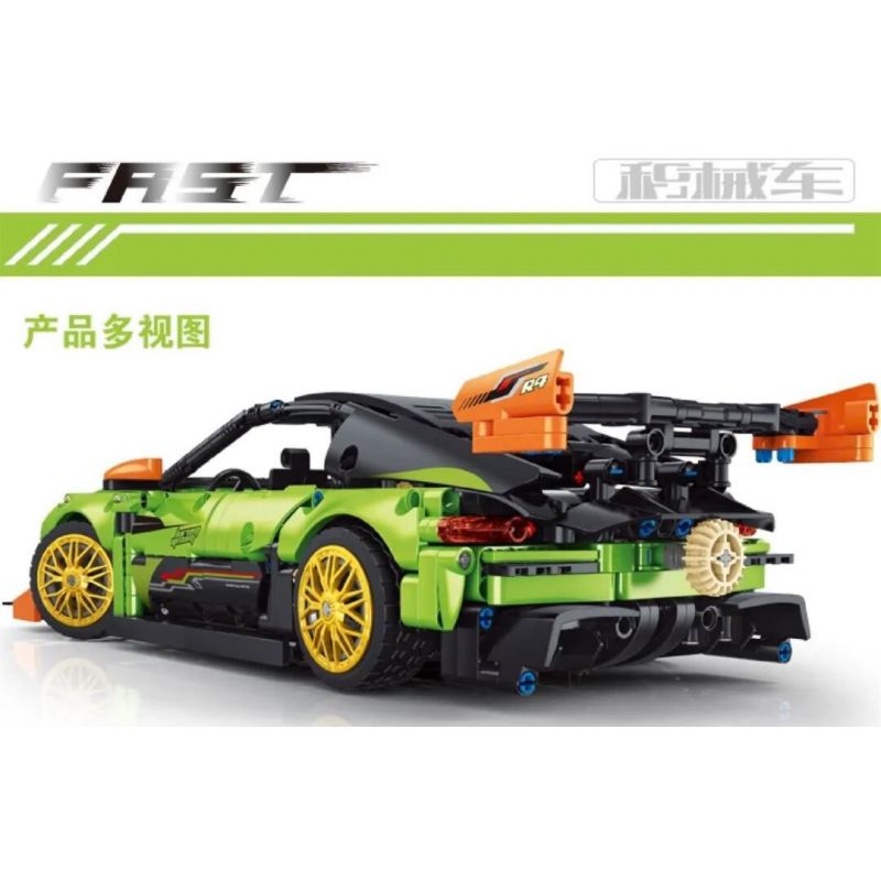 TA GAOLE T2041 2041 non  THẦN MẶT TRỜI GREEN GOBLIN ROADSTER tỷ lệ 1:14 bộ đồ chơi xếp lắp ráp ghép mô hình  TECHNOLOGY SUPER RACING Kỹ Thuật Công Nghệ Cao Mô Hình Phương Tiện 1381 khối