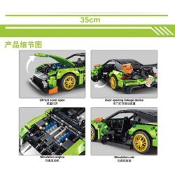 TA GAOLE T2041 2041 non  THẦN MẶT TRỜI GREEN GOBLIN ROADSTER tỷ lệ 1:14 bộ đồ chơi xếp lắp ráp ghép mô hình  TECHNOLOGY SUPER RACING Kỹ Thuật Công Nghệ Cao Mô Hình Phương Tiện 1381 khối