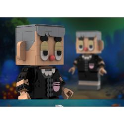 CHEESE JELLY BEANS 860936 non  MŨI CÁ MẬP bộ đồ chơi xếp lắp ráp ghép mô hình 1000 khối