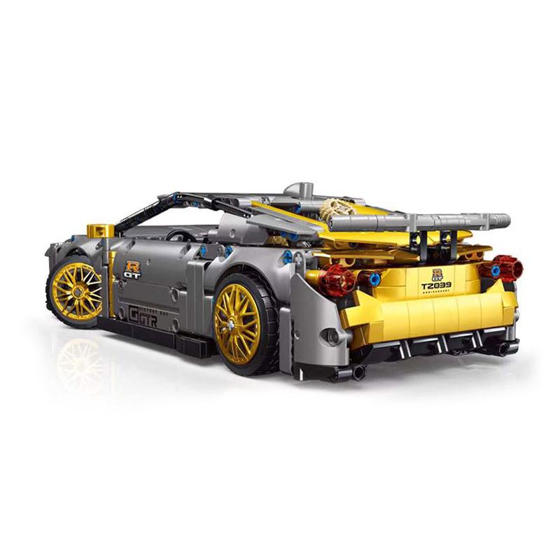 TA GAOLE T2039 2039 non  THẦN CHIẾN TRANH GTR CỦA NHẬT BẢN tỷ lệ 1:14 bộ đồ chơi xếp lắp ráp ghép mô hình  TECHNOLOGY SUPER RACING Kỹ Thuật Công Nghệ Cao Mô Hình Phương Tiện 1324 khối