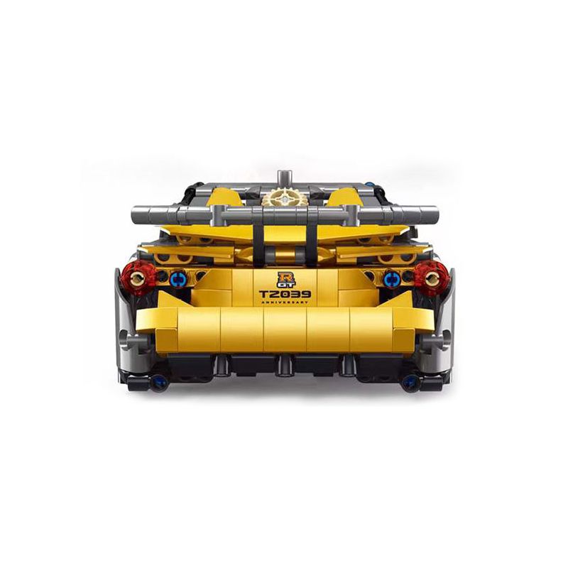 TA GAOLE T2039 2039 non  THẦN CHIẾN TRANH GTR CỦA NHẬT BẢN tỷ lệ 1:14 bộ đồ chơi xếp lắp ráp ghép mô hình  TECHNOLOGY SUPER RACING Kỹ Thuật Công Nghệ Cao Mô Hình Phương Tiện 1324 khối