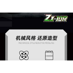 JIESTAR 91023 non  KAWASAKI NINJA ZX-10R tỷ lệ 1:14 bộ đồ chơi xếp lắp ráp ghép mô hình  Kỹ Thuật Công Nghệ Cao Mô Hình Phương Tiện 867 khối