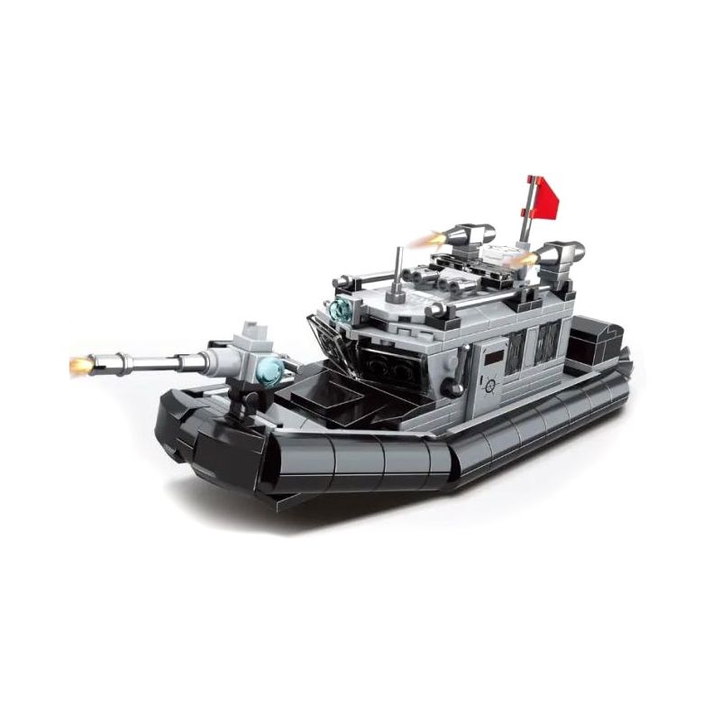 MINGDI K0262 0262 non Lego TÀU ĐỔ BỘ ĐỆM KHÍ bộ đồ chơi xếp lắp ráp ghép mô hình Military Army Quân Sự Bộ Đội 415 khối