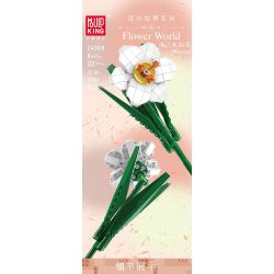 MouldKing 24008 Mould King 24008 non  HOA THUỶ TIÊN VÀNG bộ đồ chơi xếp lắp ráp ghép mô hình Flowers FLOWER WORLD NARCISSUS 122 khối