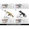 MINGDI K220 non  8 LOẠI SÚNG BẮN TỈA bộ đồ chơi xếp lắp ráp ghép mô hình Military Army Quân Sự Bộ Đội 451 khối
