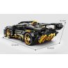 GBL KY1060 1060 non  SIÊU XE VEN LAMBO KÉO LÙI bộ đồ chơi xếp lắp ráp ghép mô hình  PROJECT MACHINE Kỹ Thuật Công Nghệ Cao Mô Hình Phương Tiện 522 khối
