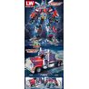 LW 7043 non  ROBOT PHÁ HỦY OPTIMUS PRIME bộ đồ chơi xếp lắp ráp ghép mô hình Transformers DEFORMATION ROBOT Robot Đại Chiến Người Máy Biến Hình 553 khối