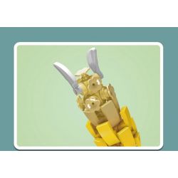 MouldKing 24006 Mould King 24006 non  NỤ VÀNG bộ đồ chơi xếp lắp ráp ghép mô hình Flowers FLOWER WORLD LOLLIPOP PLANT Hoa 120 khối