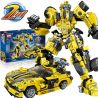 LW 7042 non  ROBOT PHÁ HỦY BUMBLEBEE bộ đồ chơi xếp lắp ráp ghép mô hình Transformers DEFORMATION ROBOT Robot Đại Chiến Người Máy Biến Hình 528 khối