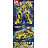 LW 7042 non  ROBOT PHÁ HỦY BUMBLEBEE bộ đồ chơi xếp lắp ráp ghép mô hình Transformers DEFORMATION ROBOT Robot Đại Chiến Người Máy Biến Hình 528 khối