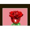 MouldKing 24005 Mould King 24005 non  HOA HỒNG bộ đồ chơi xếp lắp ráp ghép mô hình Flowers FLOWER WORLD ROSE 131 khối