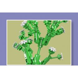 MouldKing 24004 Mould King 24004 non  BẦU TRỜI ĐẦY SAO bộ đồ chơi xếp lắp ráp ghép mô hình Flowers FLOWER WORLD BABYSBREATH Hoa 144 khối