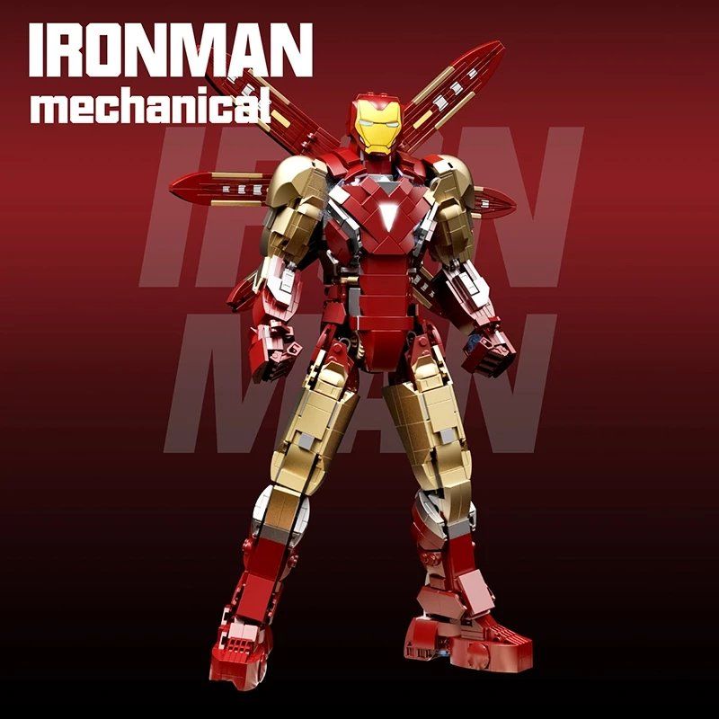 6201 拓乐 6009 non  NGƯỜI SẮT MK85 bộ đồ chơi xếp lắp ráp ghép mô hình Marvel Super Heroes IRON HERO Siêu Anh Hùng Marvel 1339 khối