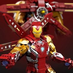6201 拓乐 6009 non  NGƯỜI SẮT MK85 bộ đồ chơi xếp lắp ráp ghép mô hình Marvel Super Heroes IRON HERO Siêu Anh Hùng Marvel 1339 khối