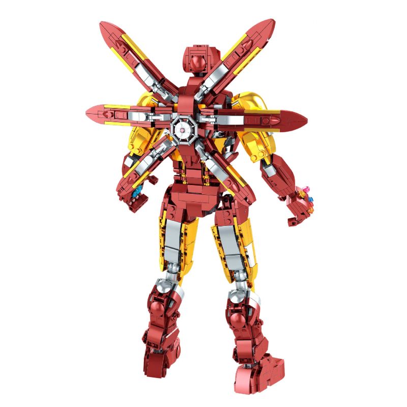 6201 拓乐 6009 non  NGƯỜI SẮT MK85 bộ đồ chơi xếp lắp ráp ghép mô hình Marvel Super Heroes IRON HERO Siêu Anh Hùng Marvel 1339 khối