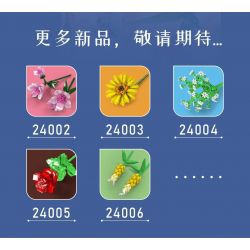 MouldKing 24003 Mould King 24003 non  HOA ĐỒNG TIỀN bộ đồ chơi xếp lắp ráp ghép mô hình Flowers FLOWER WORLD BARBERTON DAISY 180 khối