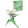 MouldKing 24001 Mould King 24001 non  HOA LOA KÈN bộ đồ chơi xếp lắp ráp ghép mô hình Flowers FLOWER WORLD LILY 178 khối
