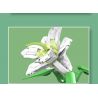 MouldKing 24001 Mould King 24001 non  HOA LOA KÈN bộ đồ chơi xếp lắp ráp ghép mô hình Flowers FLOWER WORLD LILY 178 khối