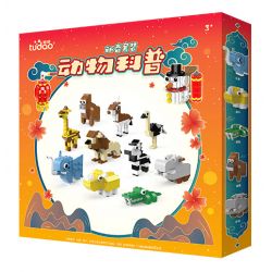 TUDAO TD-PS-004 PS-004 -004 TDPS-004 non  PHỔ BIẾN KHOA HỌC ĐỘNG VẬT BỘ TẾT NGUYÊN ĐÁN bộ đồ chơi xếp lắp ráp ghép mô hình Creator Sáng Tạo 527 khối