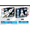 LE YI 89009 non  TÊN LỬA TRƯỜNG CHINH 2 bộ đồ chơi xếp lắp ráp ghép mô hình 346 khối