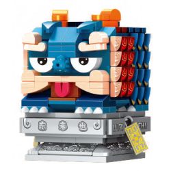 SEMBO 608051 non  HÃY ĐỂ NHỮNG ĐIỀU TỐT ĐẸP XẢY RA HỘP XỔ SỐ RỒNG XANH bộ đồ chơi xếp lắp ráp ghép mô hình Creator Sáng Tạo 288 khối