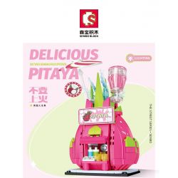 SEMBO 601623 non  THANH LONG NGỌT bộ đồ chơi xếp lắp ráp ghép mô hình Creator Sáng Tạo 298 khối