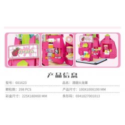 SEMBO 601623 non  THANH LONG NGỌT bộ đồ chơi xếp lắp ráp ghép mô hình Creator Sáng Tạo 298 khối