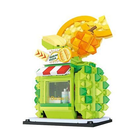 SEMBO 601621 non  VUA TRÁI CÂY SẦU RIÊNG HOUSE bộ đồ chơi xếp lắp ráp ghép mô hình Creator Sáng Tạo 322 khối