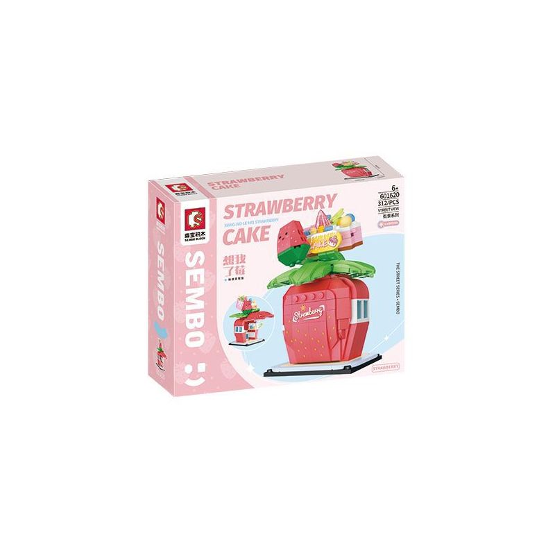 SEMBO 601620 non  NHÀ DÂU ?​TƯƠI bộ đồ chơi xếp lắp ráp ghép mô hình Creator Sáng Tạo 312 khối