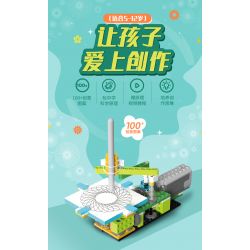 TUDAO TD-WHC non  ROBOT VẼ THƯỚC WANHUA bộ đồ chơi xếp lắp ráp ghép mô hình  Kỹ Thuật Công Nghệ Cao Mô Hình Phương Tiện 120 khối