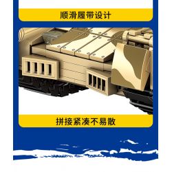 SEMBO 207004 non  XE TĂNG T90S bộ đồ chơi xếp lắp ráp ghép mô hình Military Army SURVIVAL WARFARE T90S TANK Quân Sự Bộ Đội 710 khối