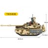 SEMBO 207004 non  XE TĂNG T90S bộ đồ chơi xếp lắp ráp ghép mô hình Military Army SURVIVAL WARFARE T90S TANK Quân Sự Bộ Đội 710 khối