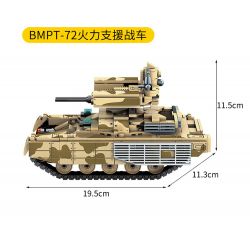SEMBO 207004 non  XE TĂNG T90S bộ đồ chơi xếp lắp ráp ghép mô hình Military Army SURVIVAL WARFARE T90S TANK Quân Sự Bộ Đội 710 khối