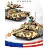 SEMBO 207004 non  XE TĂNG T90S bộ đồ chơi xếp lắp ráp ghép mô hình Military Army SURVIVAL WARFARE T90S TANK Quân Sự Bộ Đội 710 khối
