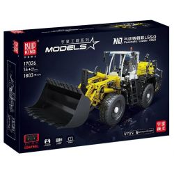 MouldKing 17026 Mould King 17026 non  MÁY XÚC LẬT THỦY TĨNH LIEBHERR L550 KHÍ NÉN bộ đồ chơi xếp lắp ráp ghép mô hình  PNEUMATIC LOADER L550 Kỹ Thuật Công Nghệ Cao Mô Hình Phương Tiện 1803 khối