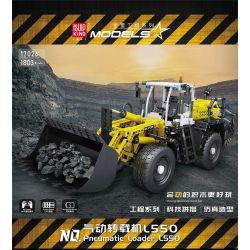 MouldKing 17026 Mould King 17026 non  MÁY XÚC LẬT THỦY TĨNH LIEBHERR L550 KHÍ NÉN bộ đồ chơi xếp lắp ráp ghép mô hình  PNEUMATIC LOADER L550 Kỹ Thuật Công Nghệ Cao Mô Hình Phương Tiện 1803 khối