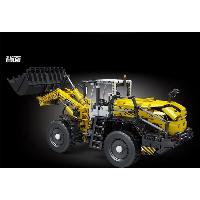 MouldKing 17026 Mould King 17026 non  MÁY XÚC LẬT THỦY TĨNH LIEBHERR L550 KHÍ NÉN bộ đồ chơi xếp lắp ráp ghép mô hình  PNEUMATIC LOADER L550 Kỹ Thuật Công Nghệ Cao Mô Hình Phương Tiện 1803 khối