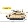 SEMBO 207005 non  XE TĂNG CHIẾN ĐẤU CHỦ LỰC MERKAVA 4 bộ đồ chơi xếp lắp ráp ghép mô hình Military Army SURVIVAL WARFARE MERKAVA MAIN BATTLE TANK Quân Sự Bộ Đội 659 khối