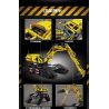 MouldKing 17018 Mould King 17018 non  MÁY XÚC MỌI ĐỊA HÌNH bộ đồ chơi xếp lắp ráp ghép mô hình  ALL TERRAIN EXCAVATOR Kỹ Thuật Công Nghệ Cao Mô Hình Phương Tiện 2237 khối