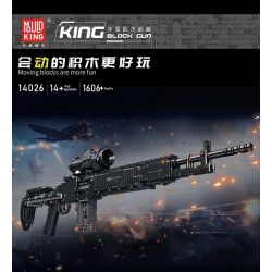 MouldKing 14026 Mould King 14026 non  SÚNG TRƯỜNG CHIẾN ĐẤU MK14 bộ đồ chơi xếp lắp ráp ghép mô hình  MK14 BATTLE RIFLE Kỹ Thuật Công Nghệ Cao Mô Hình Phương Tiện 1606 khối