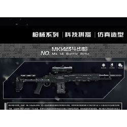 MouldKing 14026 Mould King 14026 non  SÚNG TRƯỜNG CHIẾN ĐẤU MK14 bộ đồ chơi xếp lắp ráp ghép mô hình  MK14 BATTLE RIFLE Kỹ Thuật Công Nghệ Cao Mô Hình Phương Tiện 1606 khối