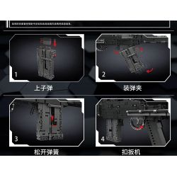 MouldKing 14026 Mould King 14026 non  SÚNG TRƯỜNG CHIẾN ĐẤU MK14 bộ đồ chơi xếp lắp ráp ghép mô hình  MK14 BATTLE RIFLE Kỹ Thuật Công Nghệ Cao Mô Hình Phương Tiện 1606 khối