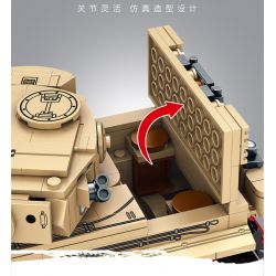 SEMBO 207006 non  XE TĂNG HẠNG NẶNG HỔ bộ đồ chơi xếp lắp ráp ghép mô hình Military Army SURVIVAL WARFARE PANZERKAMPFWAGEN AUSF.E TIGER Quân Sự Bộ Đội 597 khối