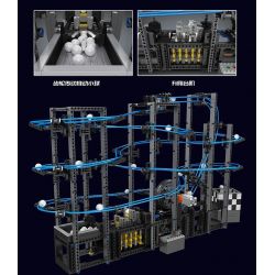 MouldKing 26002 Mould King 26002 REBRICKABLE MOC-135142 135142 MOC135142 non  TÀU LƯỢN BÓNG bộ đồ chơi xếp lắp ráp ghép mô hình GREAT BALL CONTRAPTION MARBLE RUN 2438 khối