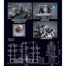 MouldKing 26002 Mould King 26002 REBRICKABLE MOC-135142 135142 MOC135142 non  TÀU LƯỢN BÓNG bộ đồ chơi xếp lắp ráp ghép mô hình GREAT BALL CONTRAPTION MARBLE RUN 2438 khối