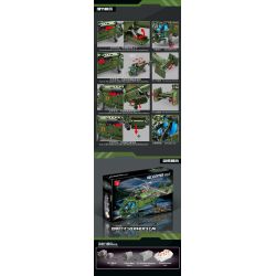 TA GAOLE T4013 4013 non  THẺ 27 - MÁY BAY TRỰC THĂNG bộ đồ chơi xếp lắp ráp ghép mô hình  KA-27 HELICOPTER Kỹ Thuật Công Nghệ Cao Mô Hình Phương Tiện 1800 khối