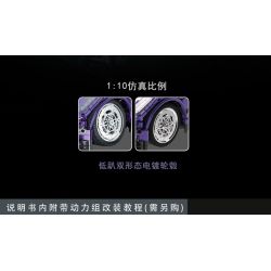 MorkModel 022014-1 022014-2 Mork Model 022014-1 022014-2 non  MẪU SIÊU XE CẢI TIẾN ĐỀ NỔ GẦM THẤP CỦA KOENIGSEGG tỷ lệ 1:10 bộ đồ chơi xếp lắp ráp ghép mô hình Racers Đua Tốc Độ 2861 khối